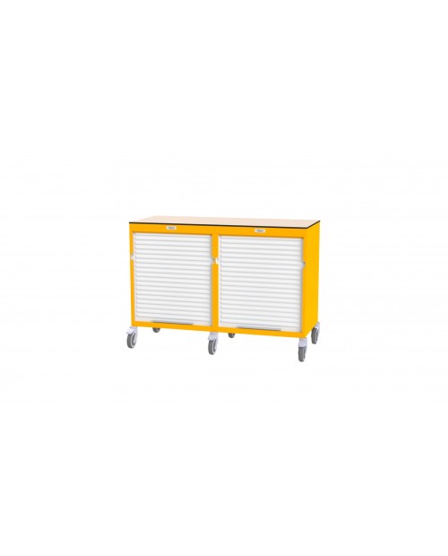 WORK STATION 2 COLUMN WITH ROLLING SHUTTER