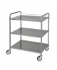 Stainless steel guard rail 1 side for trolley