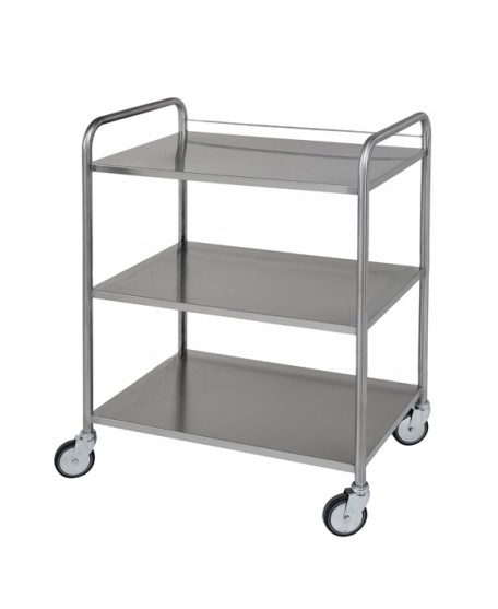 Stainless steel guard rail 1 side for trolley