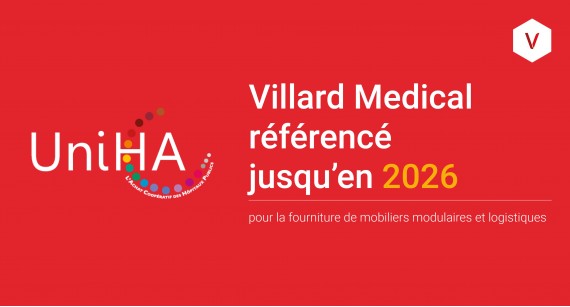 La centrale d'achats UniHA référence les produits Villard Médical jusqu'en 2026